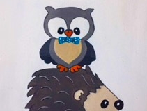 Enfant - Hérisson-Hibou